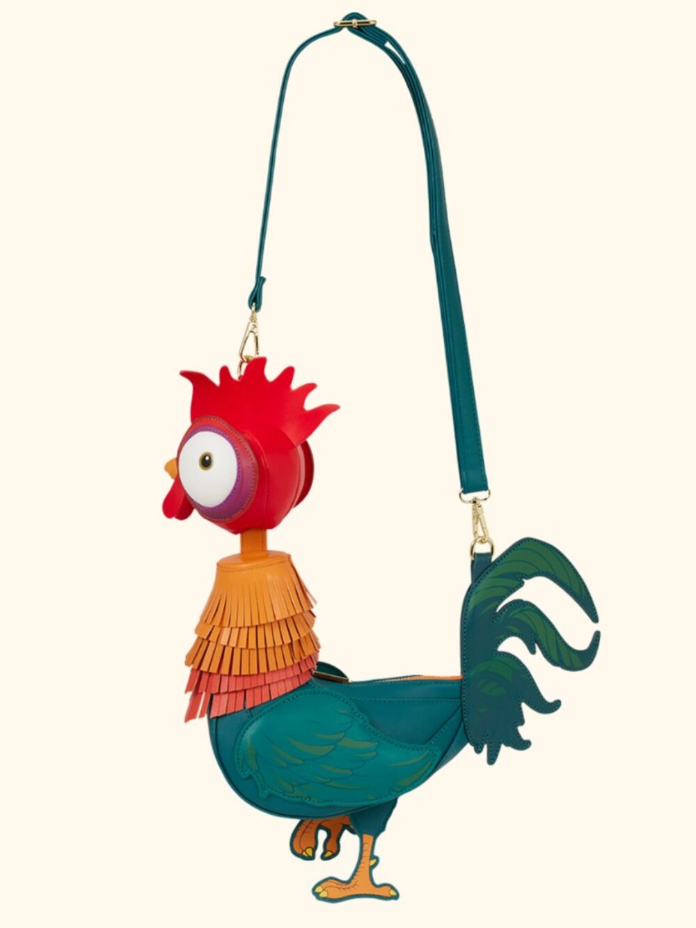 Disney Moana Hei Hei the Rooster Crossbody Bag by Loungefly - New with Tag - Picture 12 of 13